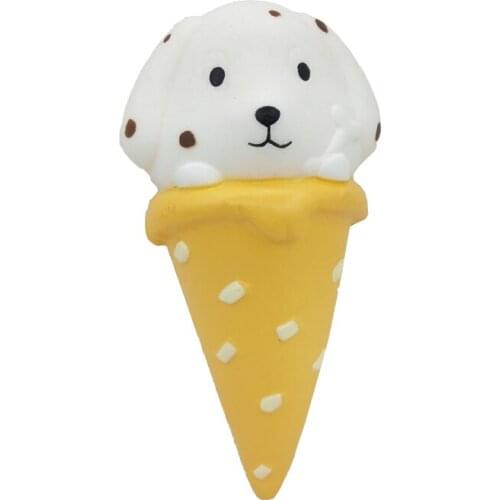 Squish Slow Rising Kawaii Ice Cream Dog Toys For Kid Squishy Slow Rising Soft Animal Squeeze Toy Squishy Children anti-stress