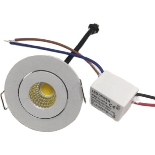 4pcs/lot White Ceiling Lamp Luminarias Para Teto Led Downlight Light Cob Ceiling Spot 3w 85-265v Recessed Lights Indoor Lighting