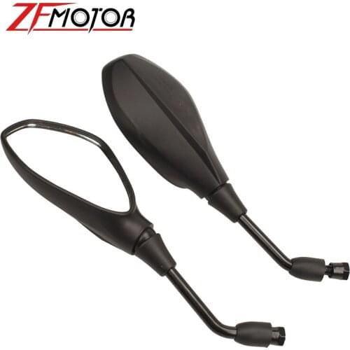 1Pair Motorcycle Accessories Rearview Mirrors For piaggio mp3 yamaha xj6 aerox 50 ybr 125 tmax 530 FZ1N/S FZ6N/S FZ8 MT-25-03-07