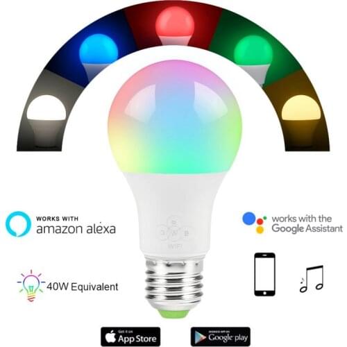 1pcs Smart WiFi Light Bulb Nexlux WiFi light Easy to Installation Remote Control Bulb Lamp Light Energy-saving LED light Bulbs