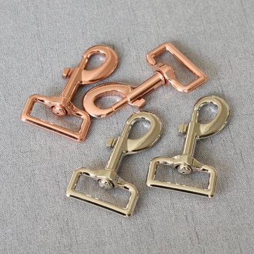 100 Pcs 30mm Metal Snap Hook Bag Buckle Key Ring Lobster Clasps Swivel Trigger Clips Snap Buckles Hooks for Bags DIY Connection