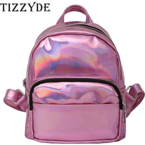 2019 new women laser shoulder book Pu leather designer backpack ladies high quality bag mini small bag fashion backpacks MWX339