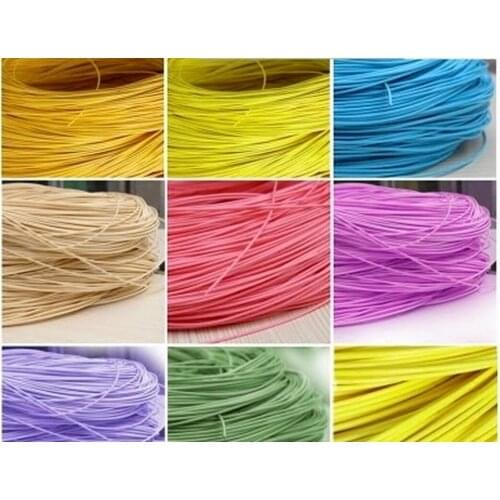 500g Round Furniture PE Rattan Plastic Imitation Synthetic Rattan Weaving Raw Material Table Chair Basket Component DIA 2.5 Mm