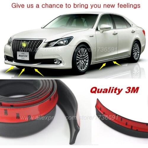 Auto Car Bumper Lip Deflector Lips For TOYOTA Crown / Majesta / Celica Supra A70 A80 Front Spoiler Skirt / Body Kit / Strip