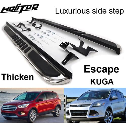 HOT running board side bar side step for KUGA Escape,aluminum alloy & stainless steel,high quality guarantee,recommended