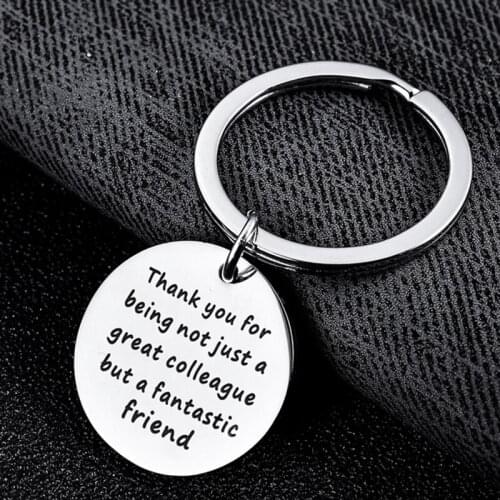 Key Chain Colleague Appreciation Gifts Colleague Thank You Gift Coworker Gift Work Friend Gift Friendship Key Chain Keychain