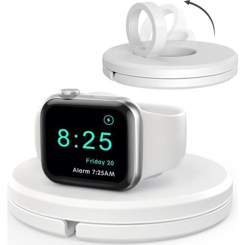 Watch Charger Holder For Apple Watch Series 1 2 3 4 5 Smart Watch Holder Stand Bracket Portable Charging Stand Cable Winder Dock
