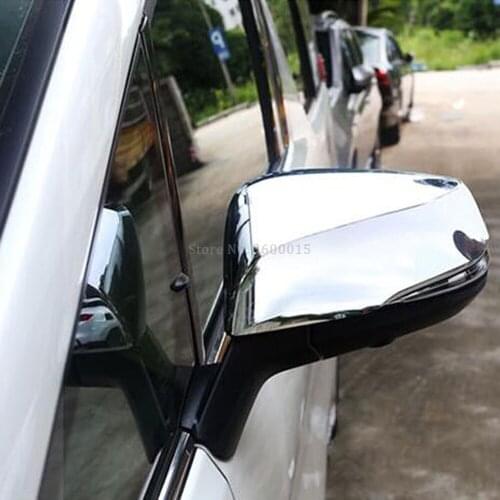 For Toyota Alphard Vellfire 2016-2018 2019 Chrome Rearview Side View Mirror Cover Trim Decoration Cap Exterior Car Accessories