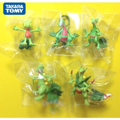 Tomy Pokemon GO Action Figure Model Pokemon Treecko Grovyle Sceptile MC Series Model Toy Gifts