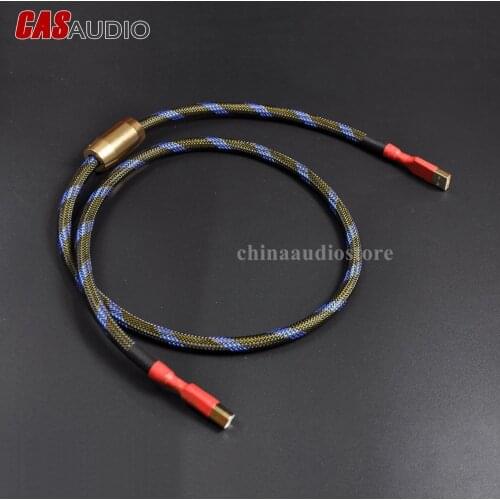 Hi-Fi USB Cable 4N 99.99% OFC USB Type A To Type B Audio Data Cable Gold Plated USB Connector