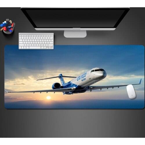 Mouse Pad The Plane Took Off At Sunset Decorative High Quality Gaming Mousepad Large Quality Mouse Pad Best Selling Gaming Pads