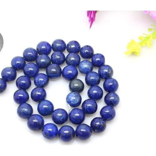 Blue Lapis Lazuli Gemstone Healing Stone Round Loose Beads Strand 8mm to Making Bracelet or Necklace