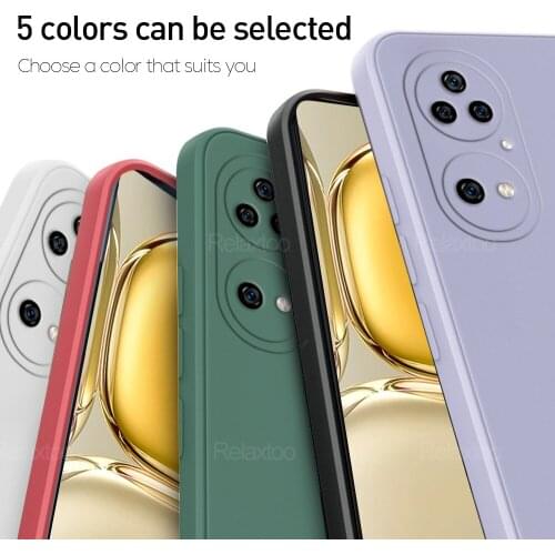 Liquid Silicone Matte Safe Case Cover For Huawei P50 P40 P30 Pro Plus Lite On Hawei P 40 30 50 40Lite 50Pro 40Pro Protector Back