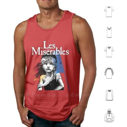 Les Miserables-Les Misérables Tank Tops Vest Sleeveless Les Miserables Les Misérables Vintage Les Miserables Les Miserables