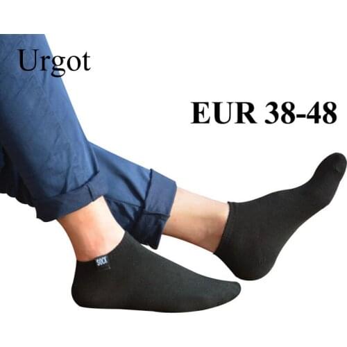 Urgot 5 Pairs Mens Socks Sock Men Fashion Extra Large Big Plus Size 45,47,48 Ankle Socks Men Casual Sox Calcetines Hombre Meias