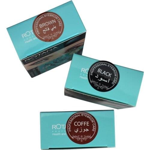 Natural 3 Colors Liquid Dyeing Eyebrow Cream Set Waterproof Paint Henna Eyebrows Mascara Eyebrow Tint Makeup Durable Brown G7M8