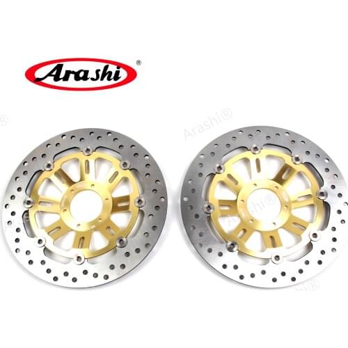 ARASHI CNC Front Brake Disc Floating Disks Rotors For HONDA CB 400SB 400 CB400 SB CB400SB 2005 CB 400SF CB400SF 2002 2003 2004