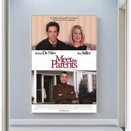CP1152 Meet the Parents Classic Hot Movie Print Silk Fabric Poster Indoor Wall Art Decor Gift