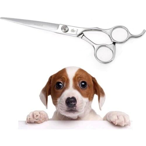 New 7" Professional Pet Dog Cat Puppy Grooming Straight Scissors Cutting Curved Thinning Shears Comb Trimmer Hair Cutting Tool