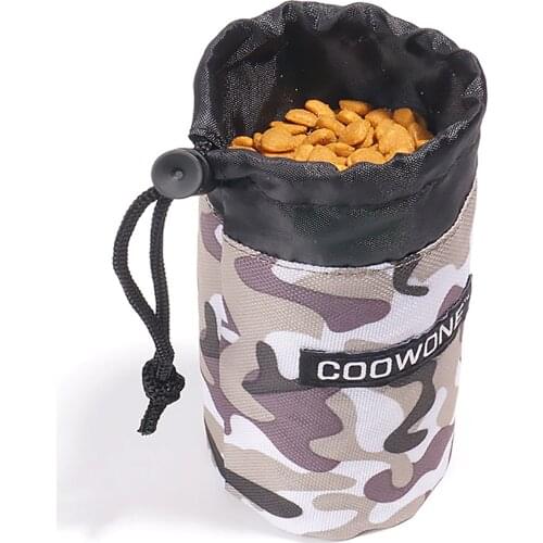 Waterproof Camouflage Oxford Fabric Cloth Pet Puppy Dog Training Treat Bag Snack Bait Obedience Food Pouch Holder Pocket
