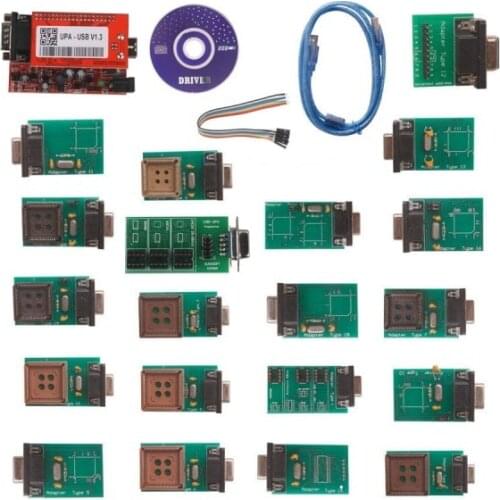UPA USB V1.3 UUSP Serial Programmer UPA USB Adapter V1.3 For ECU Chip Tuning Eeprom&Microchip Full Adaptors