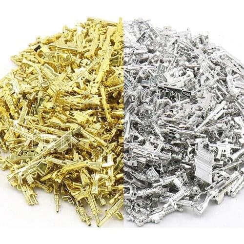 30g PUBG Gun WW2 Military Weapon Pack Building Blocks Army Soldier Figure Accessories MOC Bricks Toys For Children