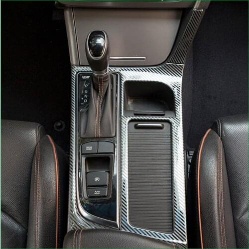 Car styling Gear Box water cup cover trim For 2015 2016 hyundai Sonata LF 9th LHD car gear shift level platform sticker trim