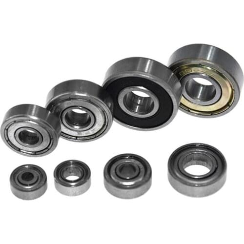 3D Printer Parts 608ZZ 623ZZ Steel Ball Bearing Double Shielded Miniature High-carbon 105ZZ 624ZZ 625ZZ 685ZZ F623ZZ 604ZZ 10 PC