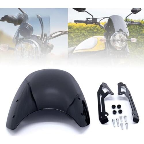 Motorcycle Headlight Windshield Deflector Windscreen for DUCATI SCRAMBLER 2016