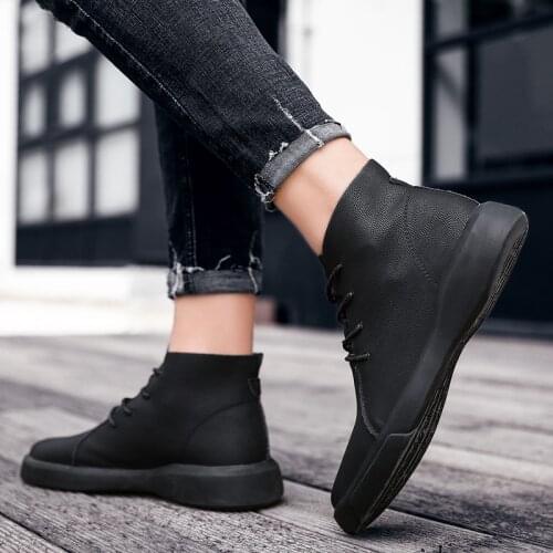 Casual Fashion Sneakers Mens Causal Shoes Men Leisure Sneaker Man Casual Shoe Leather For Zapatos Informales De Hombre Boots