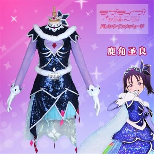 Love Live Sunshine Aqours Saint Snow Kazuno Seira Christmas Night Cosplay Costume Kazuno Sarah Awaken The Power Cos Uniforms H