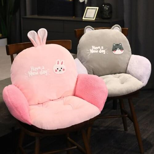 Cartoon cushion sofa cushion lovely pillow office comfortable soft seat cushion cute pillow office chair cushion