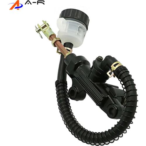 Metal Right Front Hand Handle Rear Brake Master Cylinder Set Hydraulic Pump Kit for Yamaha Banshee YFZ350 88-06 / YFM350X 08-04