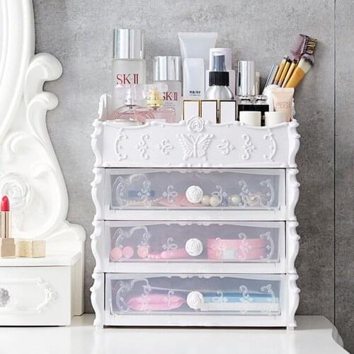 Makeup organizer Waterproof Cosmetic case Makeup Jewelry Box Multifunctional Travel Cosmetic Organizer Drawer Home Storage Boxs