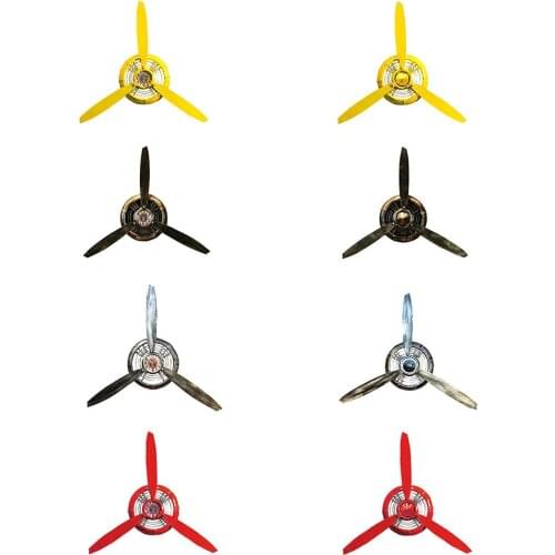 Industrial Air Plane Propeller Metal Wall Clock Mute Aeroplane Retro Ornament Decor Crafts Wall Hanging Clock Propeller