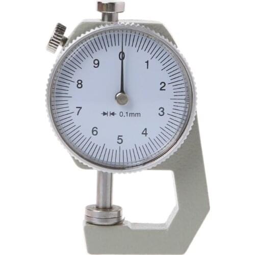 Dial Thickness Gauge 10 20mm Leather Paper Thickness Meter Tester Accuracy 0.1mm