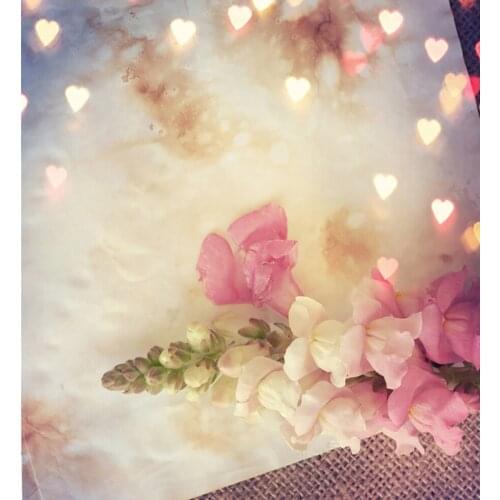 VinylBDS Photography Backdrops 10X10 Flower Painting Golden Love Kate Background Backdrop