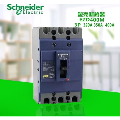 Leakage Protection Molded Case Circuit Breaker Air Switch EZD-400M 3P 320A 350A 400A Fixed Type 380 / 400VAC 50KA Manual EZD400M