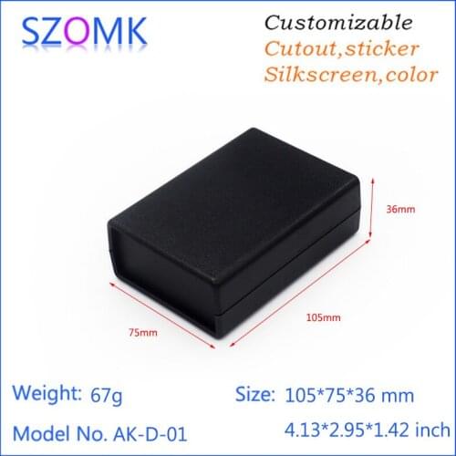 10 psc good price control enclosure electronics project case105*75*35mm plastic housing electronic distribution box