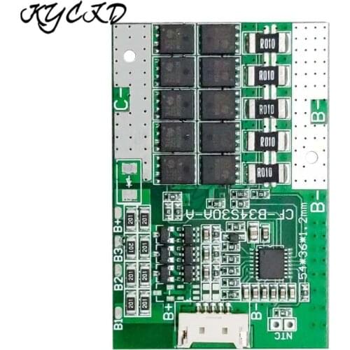 BMS 4S 12V 16.8V 30A Polymer Li-ion Lithium Lifepo4 18650 Battery Charger Protection Board Same Port with Balance For Power Bank