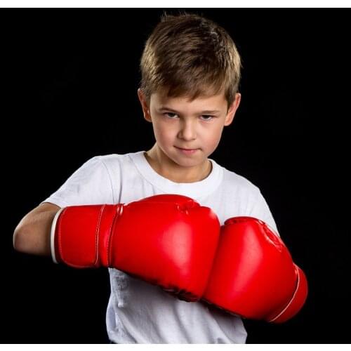 Sotf Kids Adults Women Men Boxing Gloves MMA Sanda Muay Thai Boxe Mitts karate Training Equipment 6/8/10/12OZ