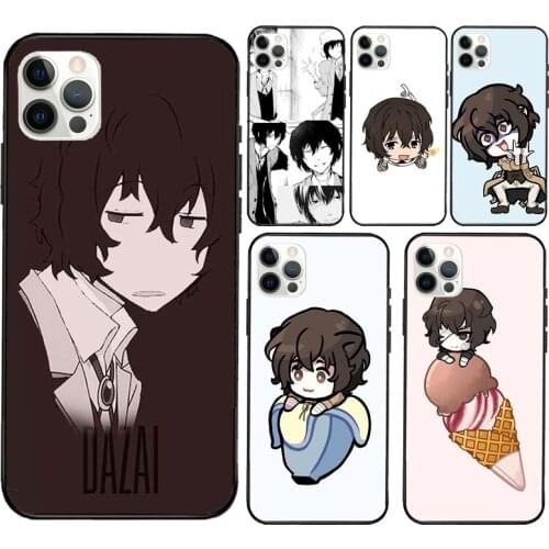 Bungou Stray Dogs Dazai Osamu CHIBI Silicone Case For Apple iPhone 11 Pro Max XS XR X 8 7 Plus SE 2020 12 Pro Max Back Cover