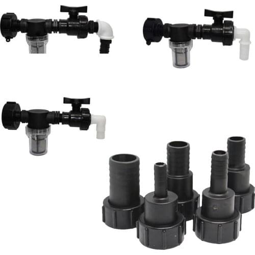 IBC Ton Barrel Joint Ton Barrel Fittings Garden Pipe Joint Elbow Ton Barrel PE Pipe Joint Watering & Irrigation