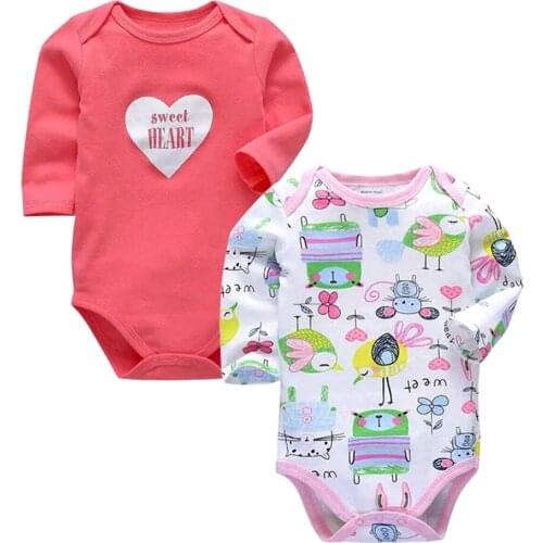 Baby girl Clothes Long Sleeve Boy Bodysuits Infant Underwear Pajamas Autumn Top Quality girl Boys jumpsuit 3M-24M baby Clothing