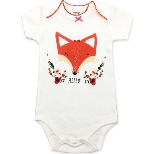 2019 Brand New 0-24M Newborn Infant Kids Baby Girls Boys Solid Ribbed Bodysuits Short Sleeve Knit Solid Jumpsuit Summer Clothes