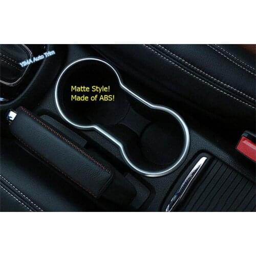 Lapetus Car Styling Water Cup Holder Frame Cover Interior Trim 1 Pcs Fit For Opel Vauxhall Mokka Buick Encore 2016 2017 2018 ABS