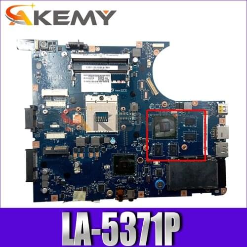 Laptop motherboard For LENOVO Ideapad Y550P Mainboard NIWBA LA-5371P 11011662 HM55 N10P-GS-A2