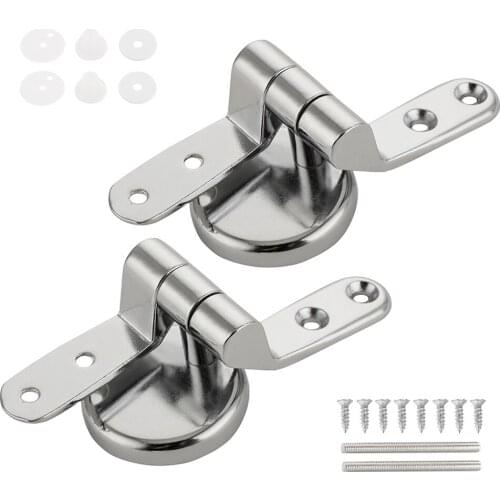Stainless Steel Seat Hinge flush toilet cover mounting connector toilet lid hinge mounting fittings Replacement Parts