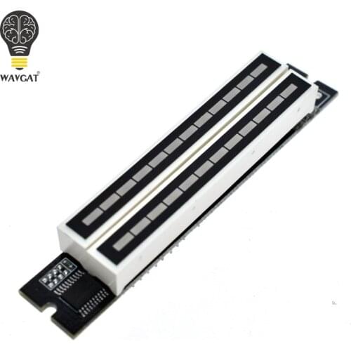 WAVGAT Mini Dual 12 Level indicator VU Meter Stereo Amplifier Board Adjustable light Speed Board With AGC Mode Diy KITS