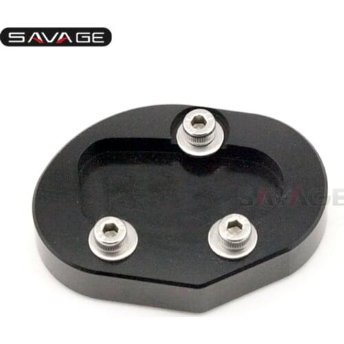 Stand Extension Plate For BMW F800R F800ST F800GT R1200S HP2 Motorcycle Accessories CNC Side Kickstand Enlarge Silder Protector